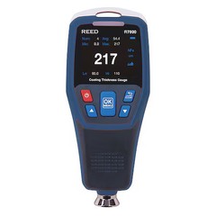 Reed Instruments R7800 Thickness Gage, 0.1 To 49.2 Mil, Digital