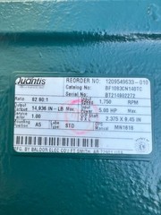 (NEW) Dodge Quantis 1209549633-010 Industrial Gearbox 82.90:1 Ratio 5.0 Hp