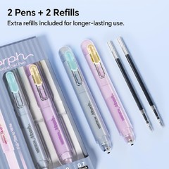 Morph Extendable Pens: 0.7mm Medium Point Black Ink Pocket-to-Full-Size Desig…