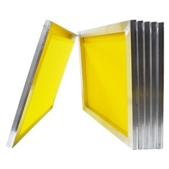 6 Pack 14×18 Inch Aluminum Frame Screen Printing Yellow 230 Mesh 100T Prestretch