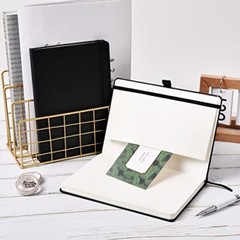 Dotted Journal Numbered Index Pages Hard Cover Notebook Thick Paper Book