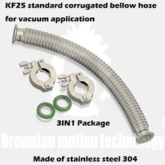 NW25 KF25 bellow hose vacuum coupling corrugated hose clamp sets 100mm to 4000mm