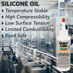 Silicone Oil High & Low Temp CST Clear, 4oz Bottle | NSF Certified Food Grade…
