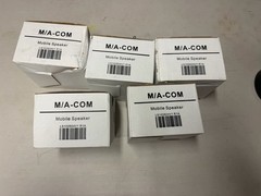 Lot Of 5 M/acom Macom Harris Ls102824v1 R1a Mobile Speaker Two Way Radio VHF