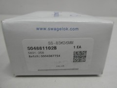Swagelok SS-83KS6MM Manual Stainless Ball Valve 1/4in Tube