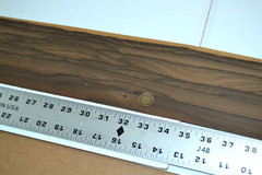 Ziricote Raw Wood Veneer Sheet 3.5 x 45 inches 1/42nd 5941-32