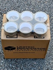 36 Rolls Premium Brown Carton Box Sealing Packing Tape 2 Mil Thick 2″x110 yard