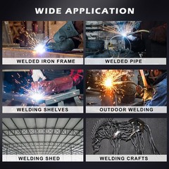 HITBOX Aluminum MIG IGBT Inverter 200A 110/220V MIG lift-TIG MMA Welding Machine