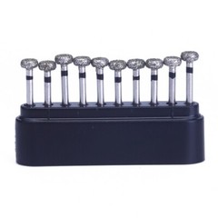10 pcs Dental High Speed Diamond Burs Circular wheel Super Coarse Diamond Drills