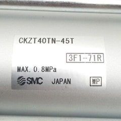 SMC CKZT40TN-45T Power Clamp Cylinder, ø40mm Bore, 45° Angle, 0.8MPa, 1/8in NPT