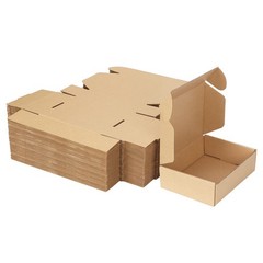 7x5x2 In Shipping Boxes Pack of 50 Small Corrugated Cardboard Box for Mailing
