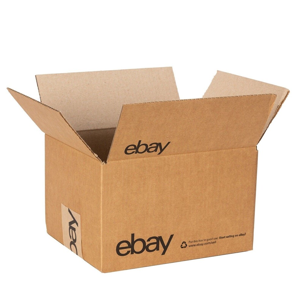 10″ x 8″ x 6″ Boxes – Black eBay Logo (Quantity of 25)