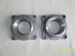 Pair of 4-BOLT PIPE THREADED FLANGE 2-1/4″ Diameter Bracket Mounts
