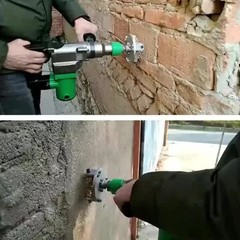 Handheld Electric Chipping Machine for Concrete Floors, Textured Finish