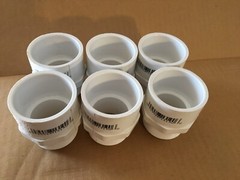 Lasco Adapter PVC Fitting White 1-1/2-in x 1-1/2-in, (6 PK)