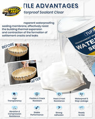 Transparent Waterproof Coating, 35Oz Invisible Waterproof Agent Indoor