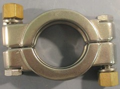 USA Sealing SS304 High Pressure Tri-Clamp 2-Bolt Stainless Steel Lot of 3