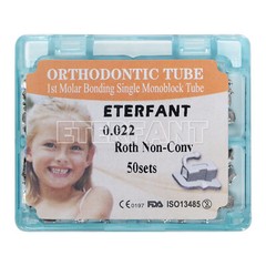 200PCs ETERFANT Dental Ortho Buccal Tubes Monoblock Roth 022 1st Molar Bondable