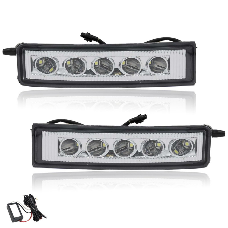 Ylt Auto Fog Light Assembly Fit For 2003-2007 Scion Xb Clear Lens 2Pcs Lhrh