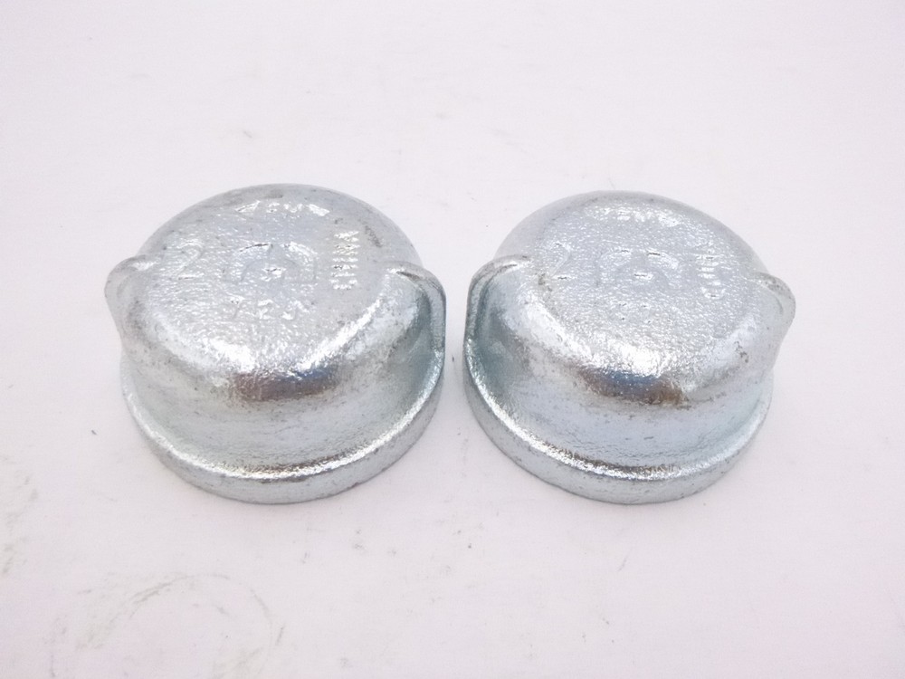 2 Pack STZ 311 CA-2 2″ FNPT Galvanized Malleable Iron Caps