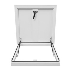 Roof Hatch, Roof Security Door, Roof Access Hatch 19.7in L X 19.7in White