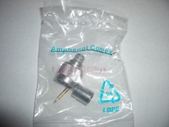 AMPHENOL CONNEX 172102H243 N TYPE MALE CRIMP-ON CONNECTOR FOR RG-8 RG-213