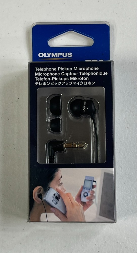 Olympus TP8 Telephone Pickup Microphone for Voice Recorders NEW