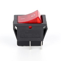 2PCS KCD4 Rocker Switch 20A125V 16A250V DPST 4Pin Red Light 220V On Off ACs
