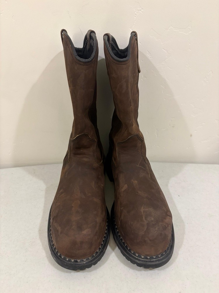 Red Wing 4436 Mens Waterproof Metatarsal Guard Pull On Work Boots Brown 13 D