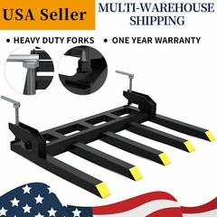 Clamp on Debris Fork for 42″ Bucket Pallet fork Attachments Skidsteer Tractor
