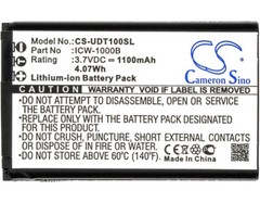 Battery for Incom ICW-1000B 1100mAh / 4.07Wh