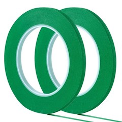 QDiShi 2 Pack 1/4″ inch x 60yd Green Painters Tape Easy X 60 Yd,