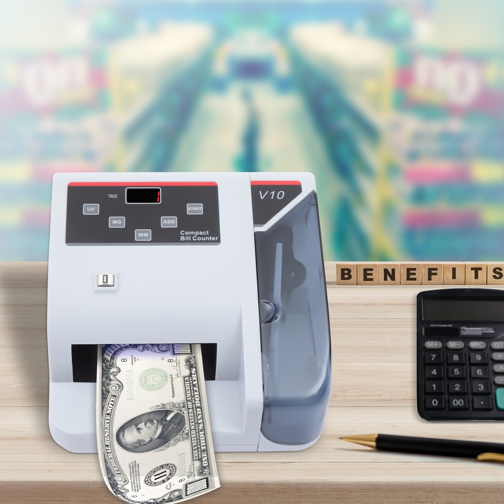 Money Counting Machine For Banks Stores Use Cash Currency Count Bill Counter