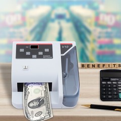 Money Counting Machine For Banks Stores Use Cash Currency Count Bill Counter