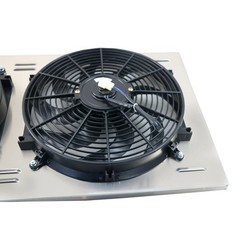 14 Electric Radiator Fan Aluminum Shroud Chevy GMC C/K 1500-3500 5.7-7.4V8 88-00
