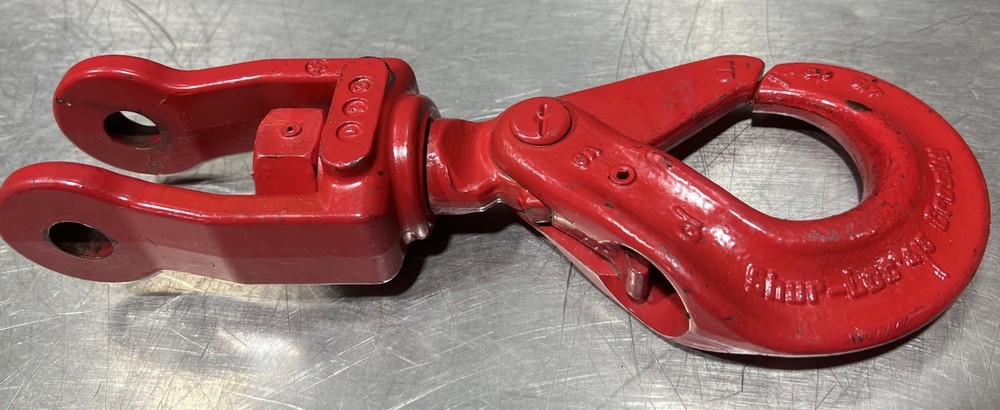 GRADE 100 CROSBY SHUR-LOC S-13326 SWIVEL HOOK 8,000LB TEST 3,200LB WORKING LOAD