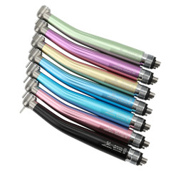 NSK Style Dental High Speed Handpiece Colorful Turbine 2/4 Holes 7 Colors Rotor
