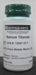 Barium Titanate, 99.9% (Trace Metals Basis), Certified, 25g