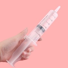 60-350ML Reusable Big Large Plastic Hydroponics Nutrient Measuring Syringe