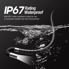 TESLONG TD500 5 Inch IPS Screen Two Way 210° Steering Endoscope 1.55m Snake Tube