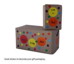 Royal Green Dot Stickers ~1/4 Inch 8 mm Circular Small Round Color Coding Labels