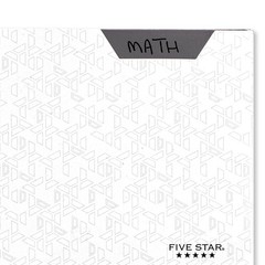Five Star 2-Pocket Folder, Plastic Folder with 1 Count (Pack of 1), White