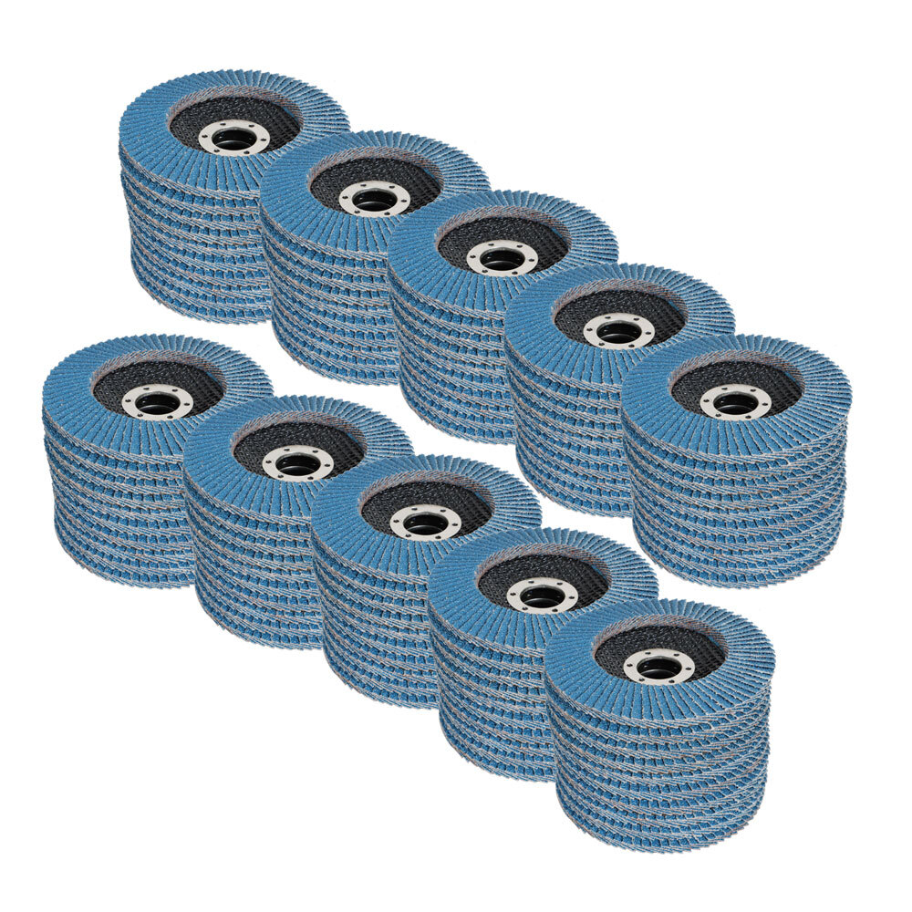 New 100 Pack 4-1/2″ X 7/8″ 40 Grit Premium Zirconia Flap Disc Sanding Grinding