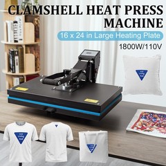 16″ x 24″ Digital Clamshell T-shirt Heat Press Machine Sublimation Transfer DIY