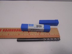 SGS 33124 1/4″ DIA. Solid Carbide Ball Endmill 1 1/2″ Flute Length 4″ OAL