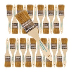 24 Pack – 1.5″ Chip Brushes for Paints, Stains, Varnishes, Glues & Gesso