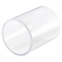 Acrylic Pipe Rigid Round Tube Clear 70mm ID 80mm OD 100mm