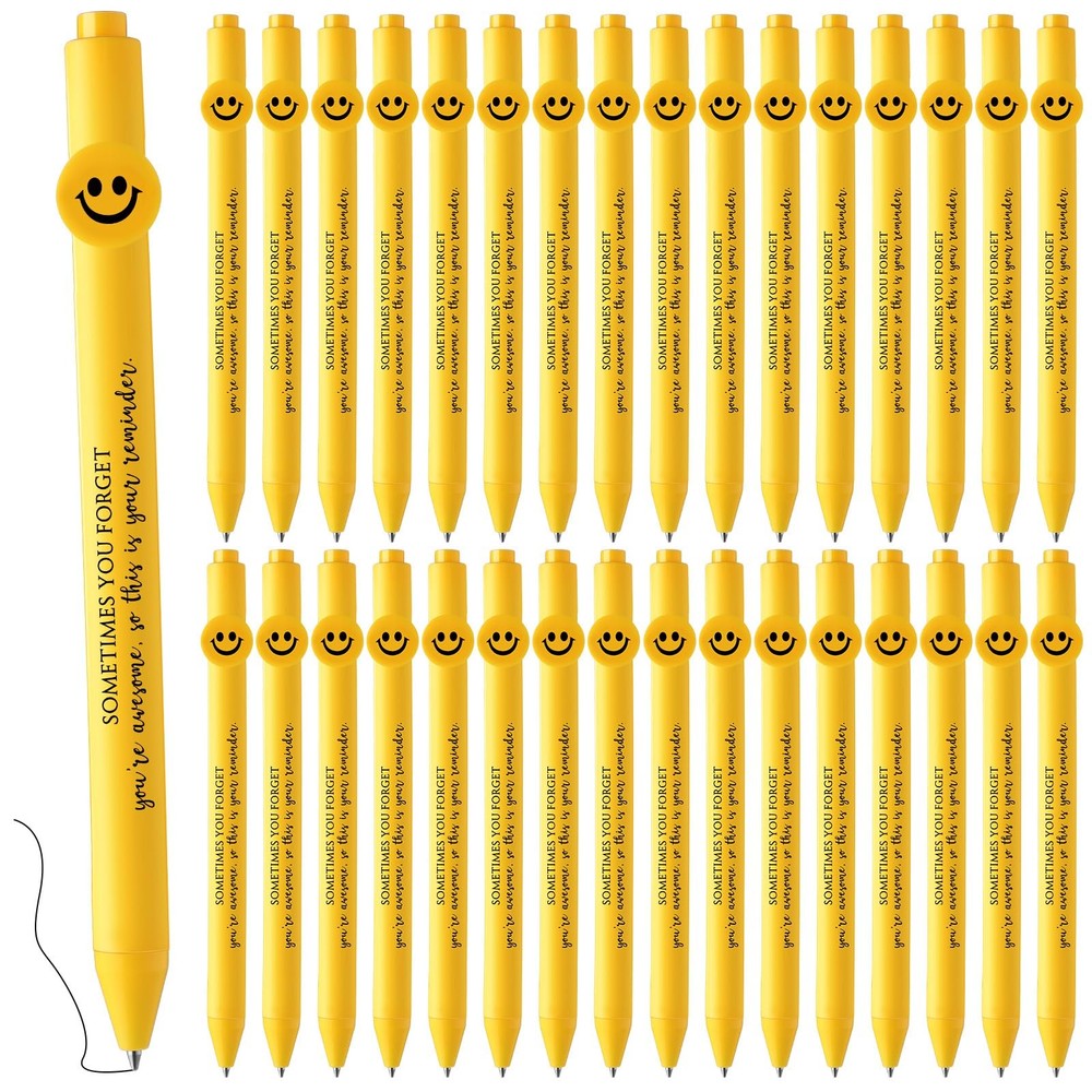 50 Pcs Funny Pens Employee Appreciation Gifts Smile Face Coworker Inspiration…
