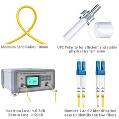 1000 Ft OS2 LC to LC Single Mode Fiber Patch Cable