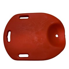 Hudson 1178 Red Lifesaver Rectangular CPR Board